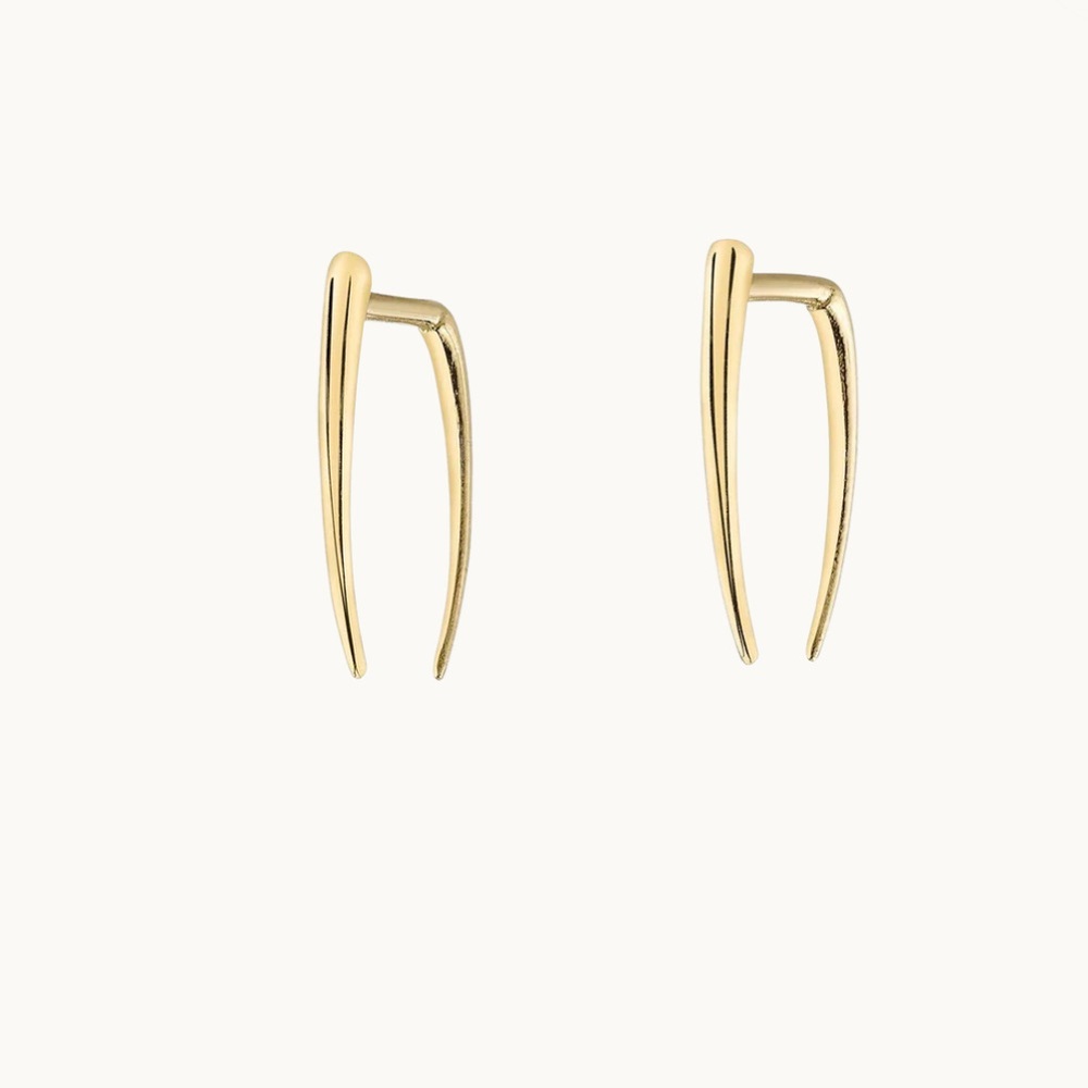 Infinite tusk earrings